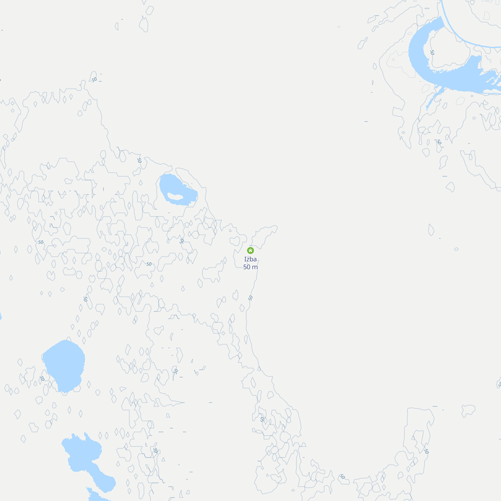 Izba map