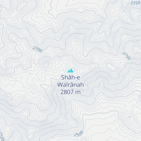 Map of Shāh-e Waīrānah
