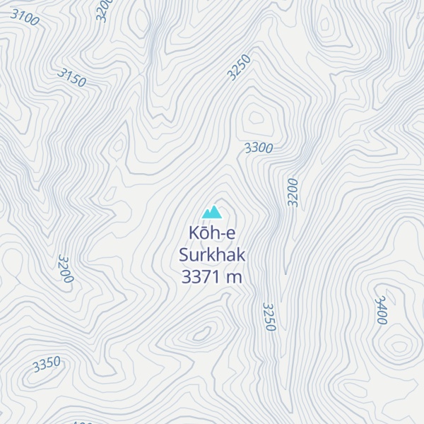 Map of Kōh-e Surkhak