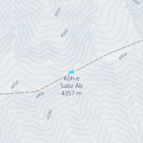 Map of Kōh-e Sabz Āb