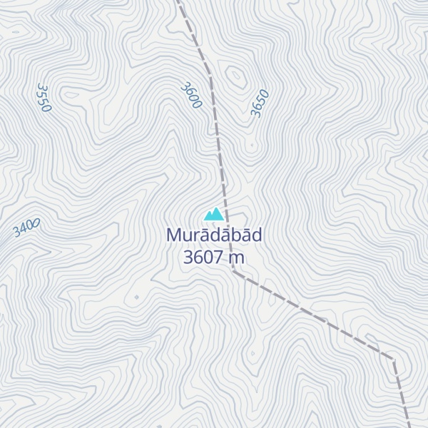 Map of Murādābād