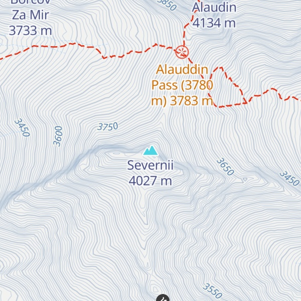 Map of Severnii