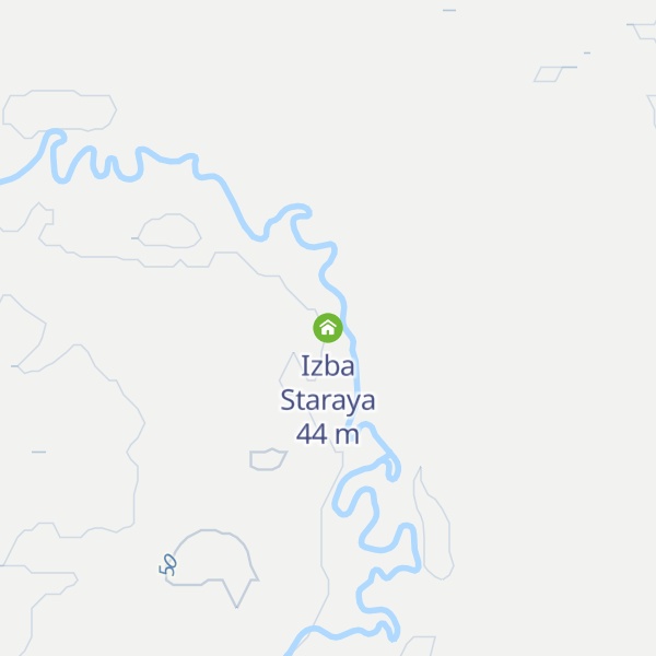 Map of Izba Staraya
