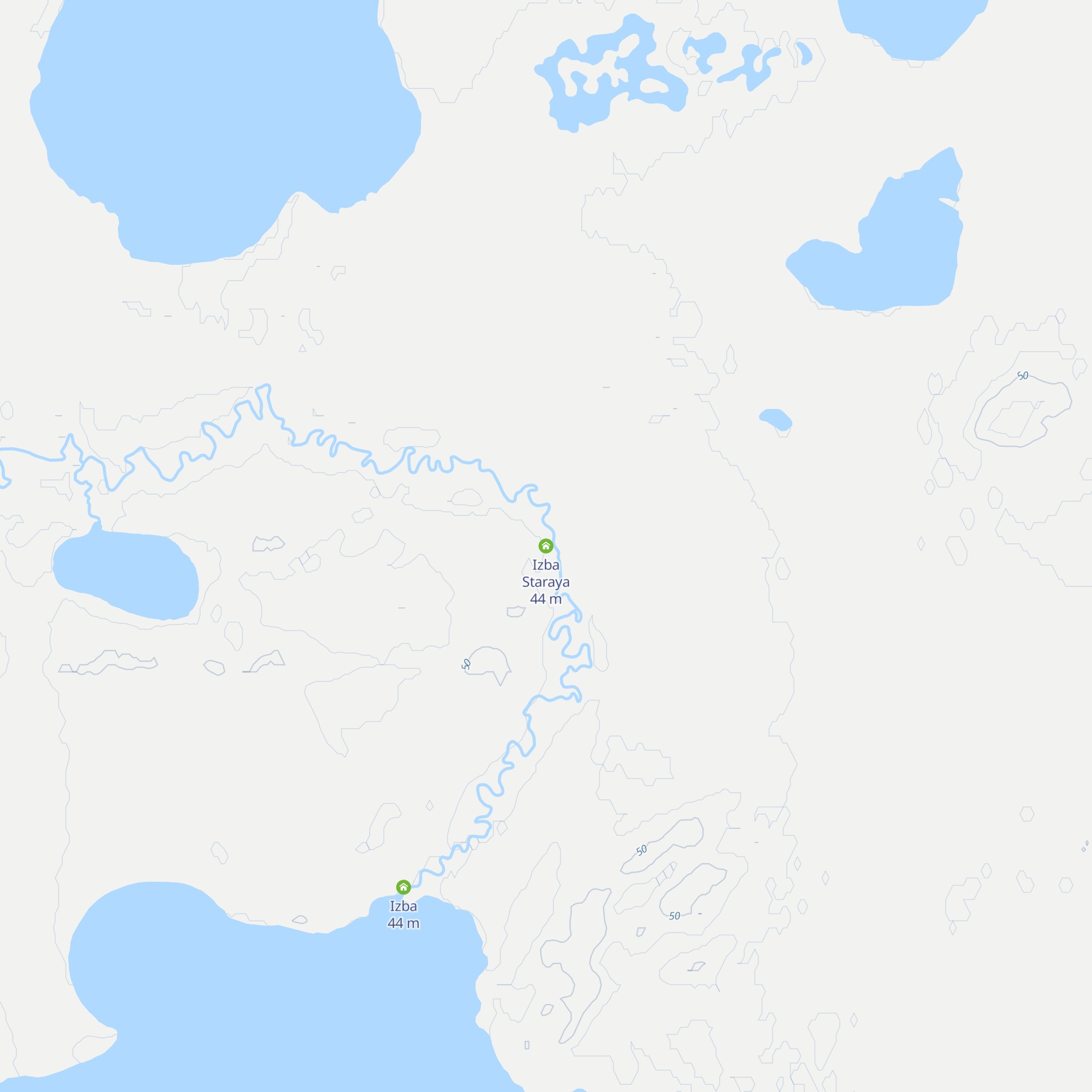 Izba Staraya map