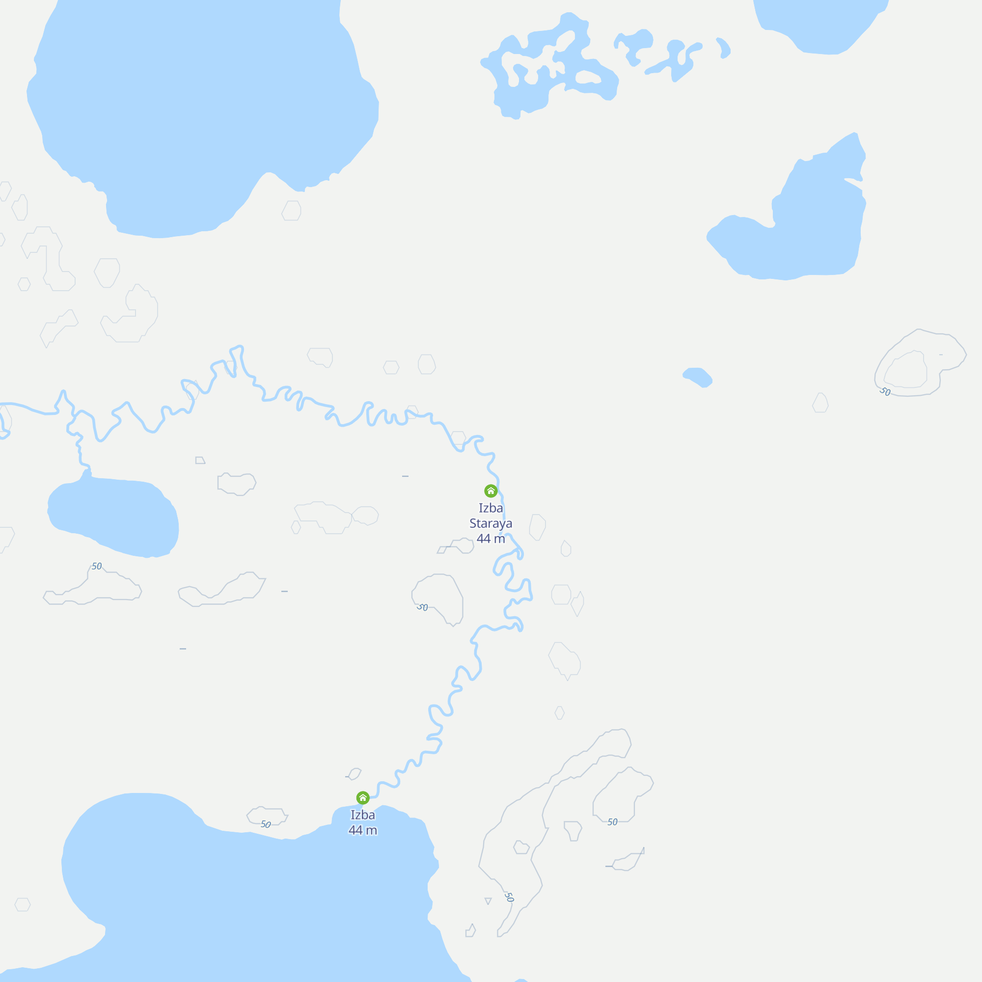 Izba Staraya map