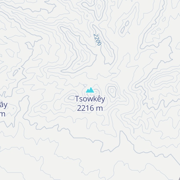 Map of Tsowkêy