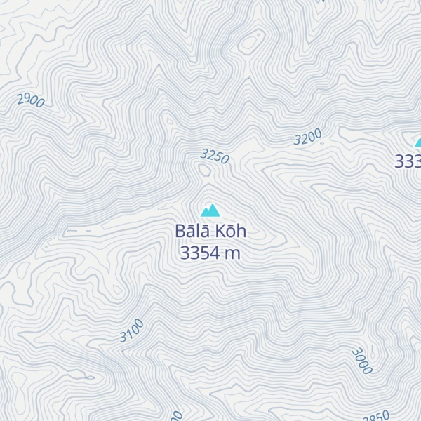 Map of Bālā Kōh