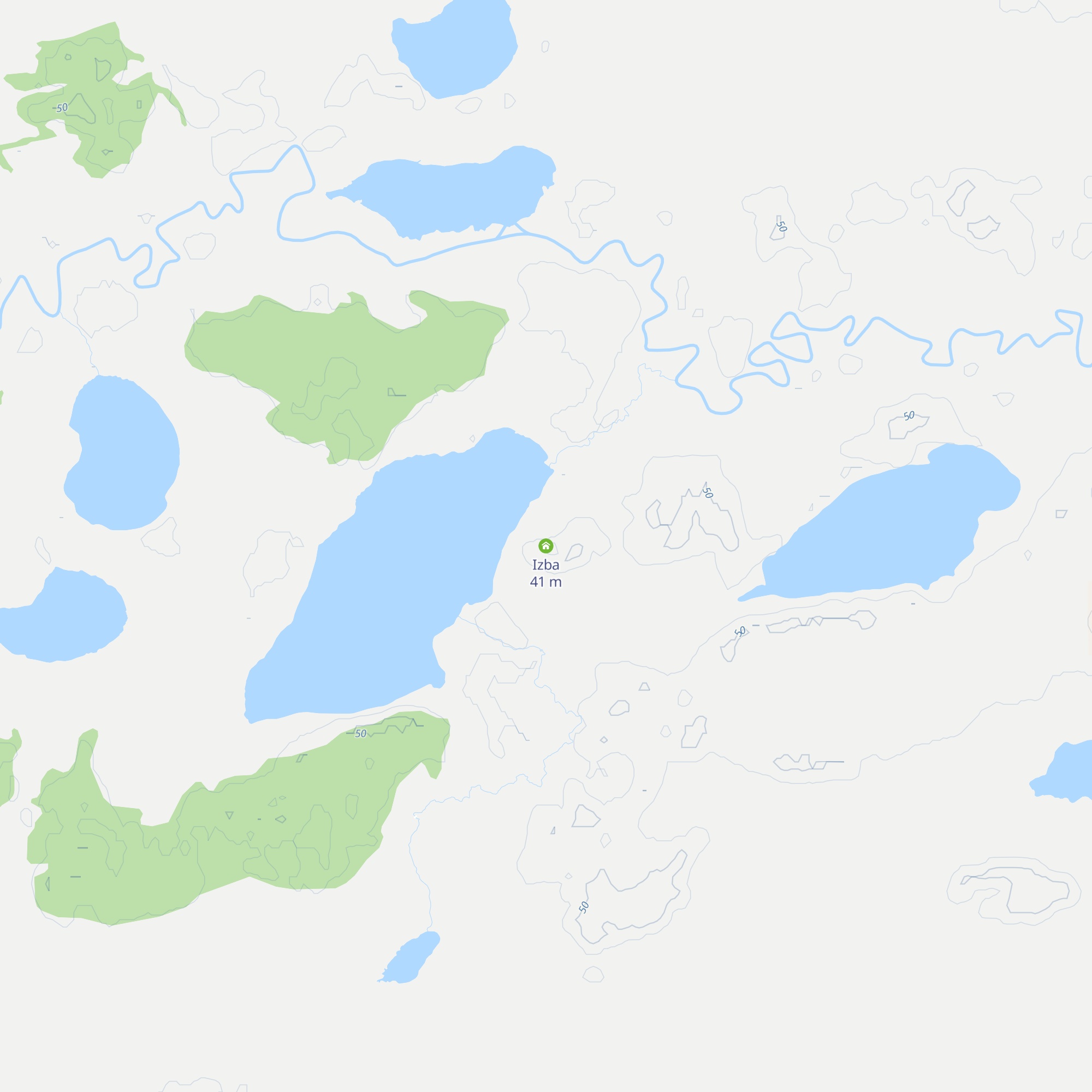Izba map