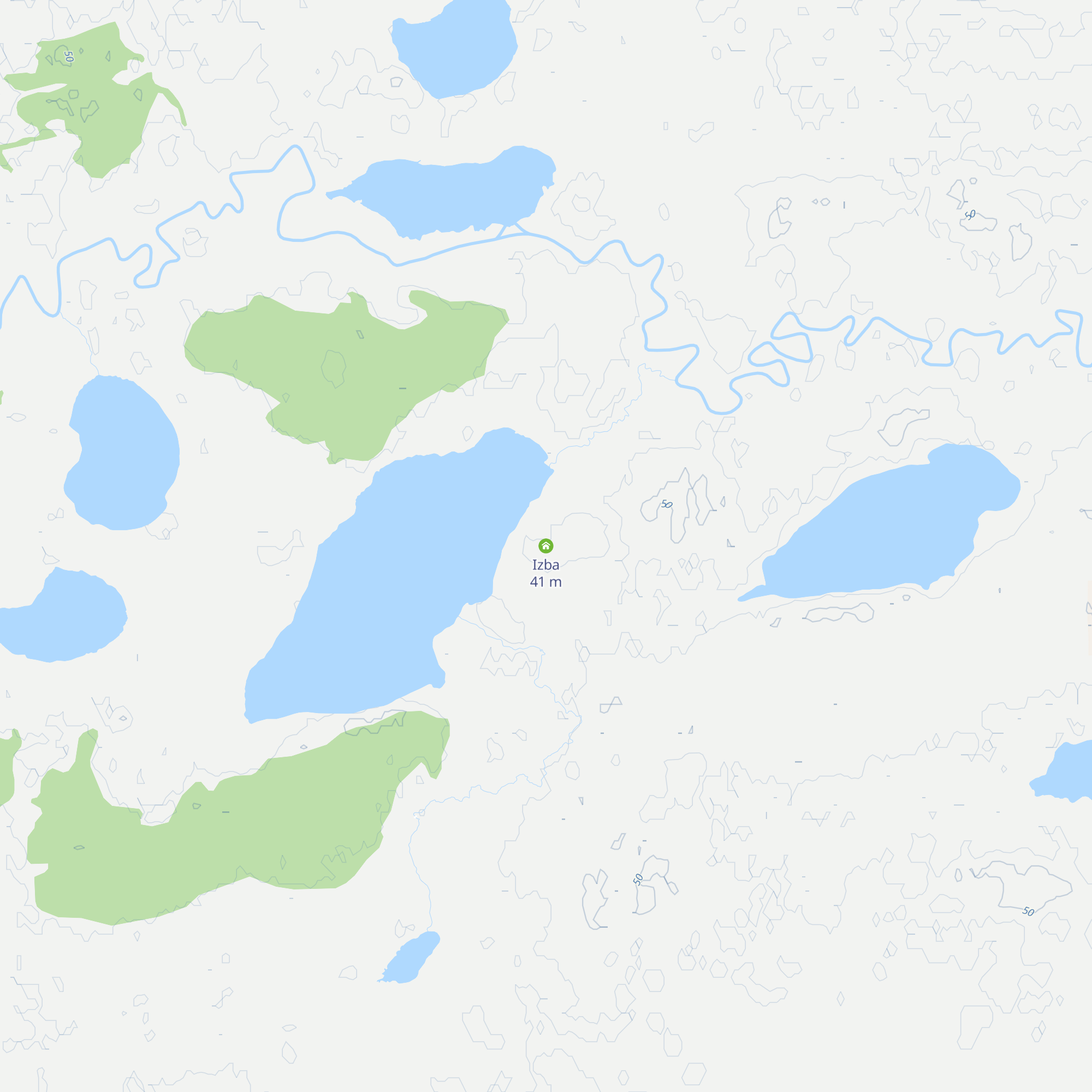 Izba map