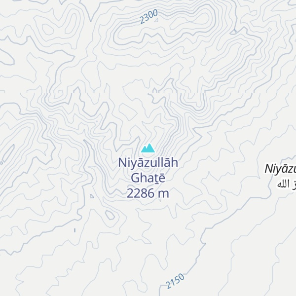 Map of Niyāzullāh Ghaṯē