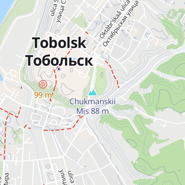Map of Chukmanskii Mis