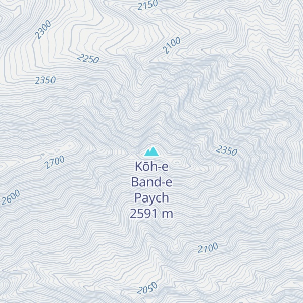 Map of Kōh-e Band-e Paych