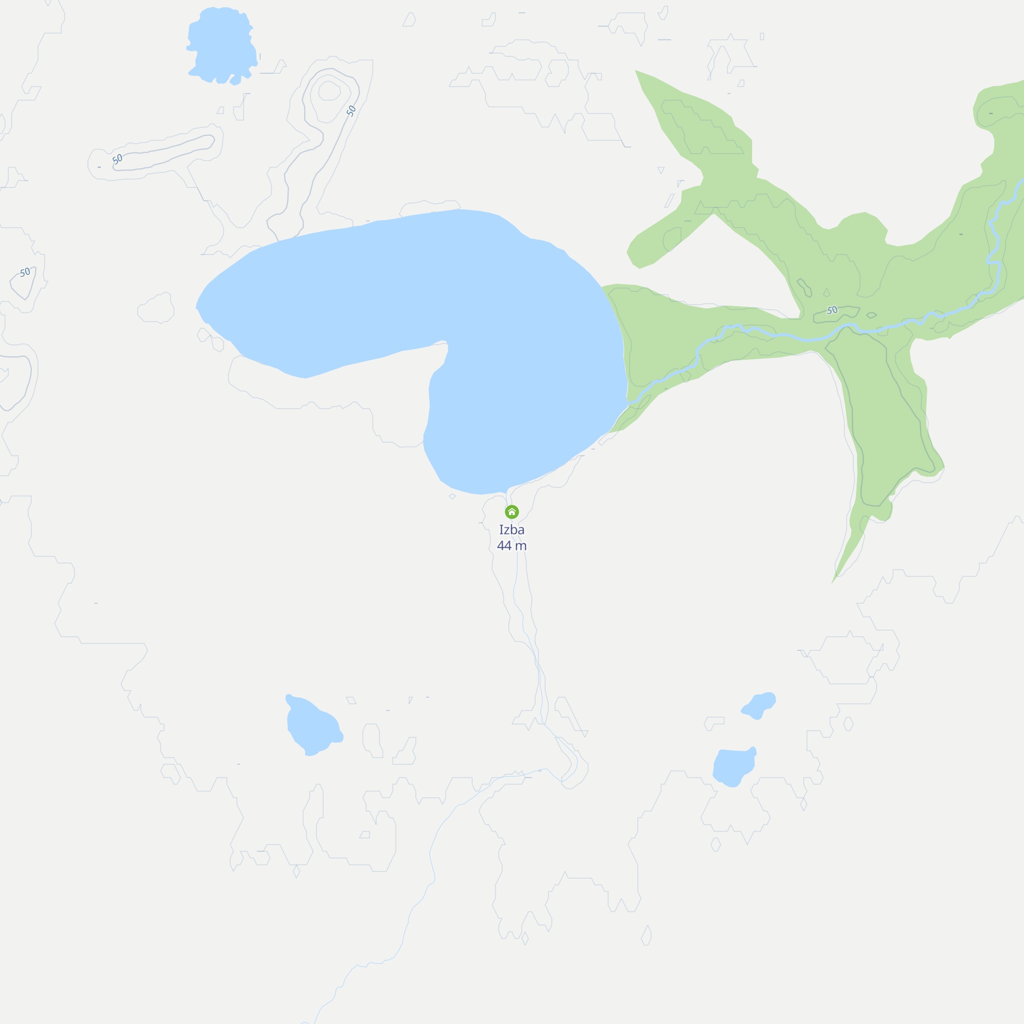 Izba map