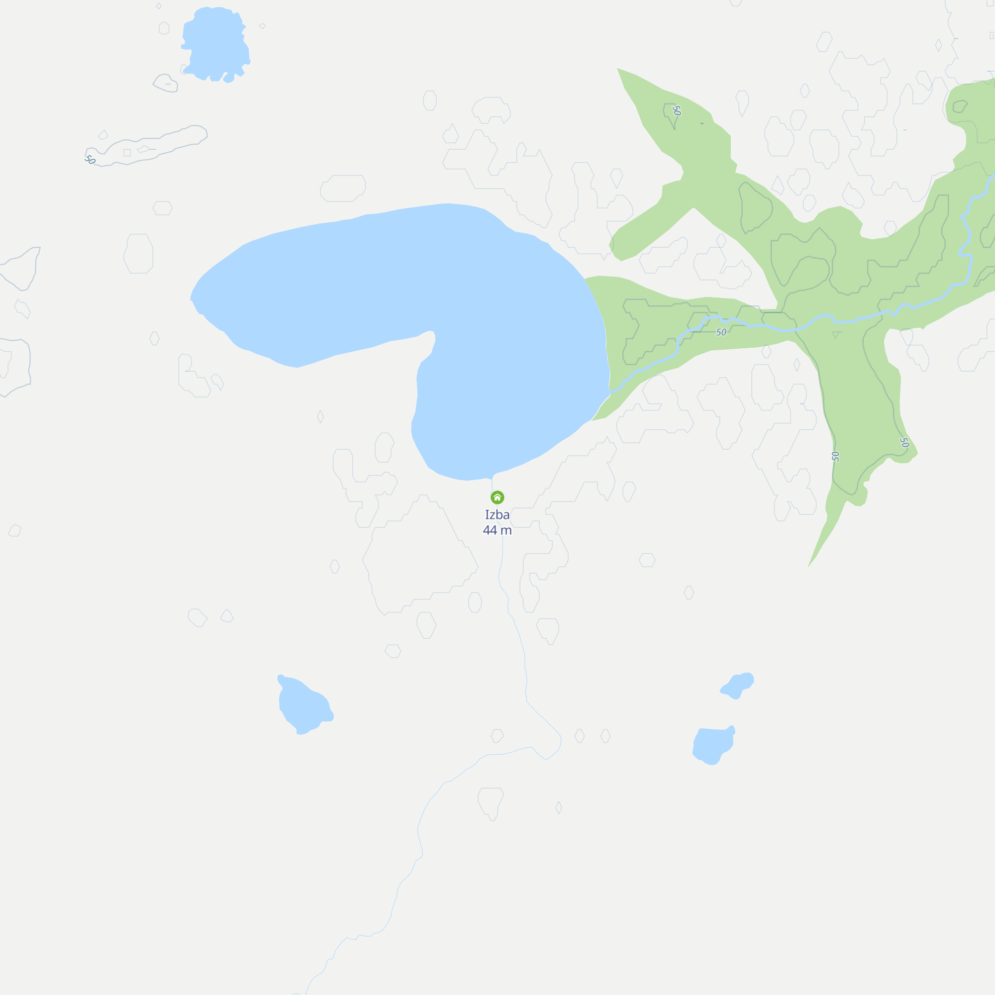 Izba map