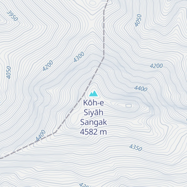 Map of Kōh-e Siyāh Sangak