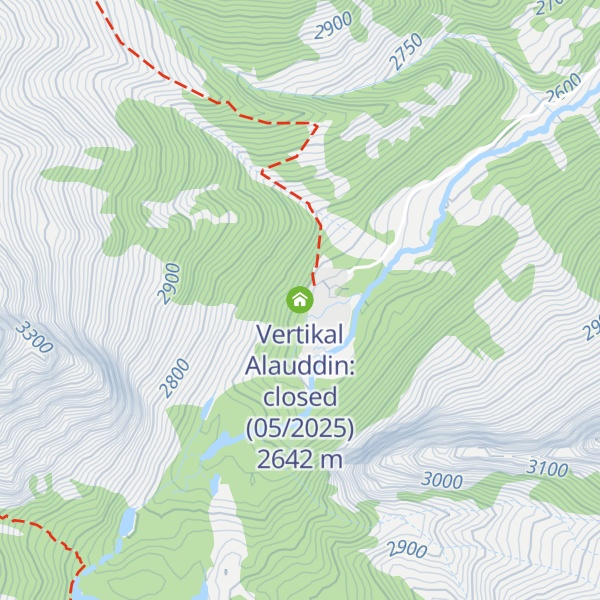 Map of Vertikal Alauddin: closed (05/2025)