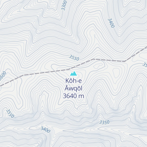 Map of Kōh-e Āwqōl