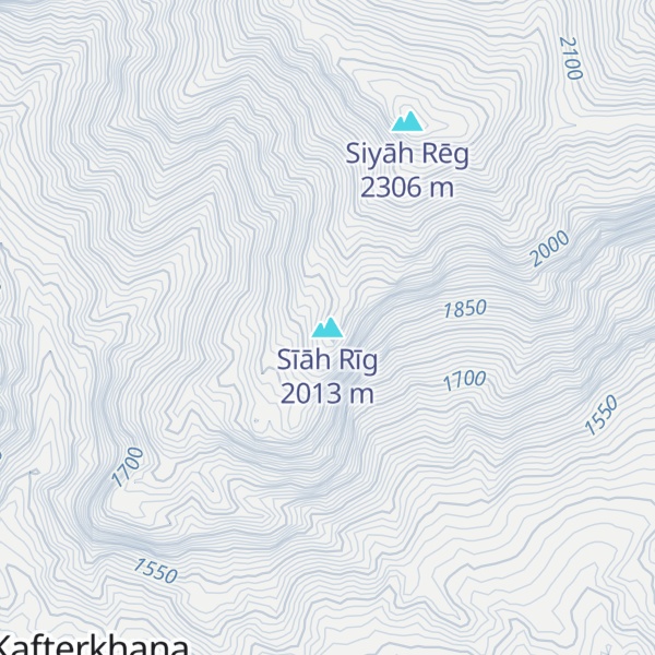 Map of Sīāh Rīg