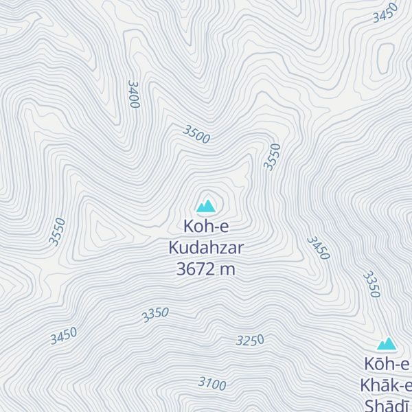 Map of Koh-e Kudahzar