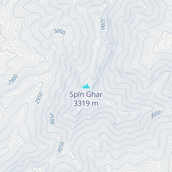 Map of Spīn Ghar