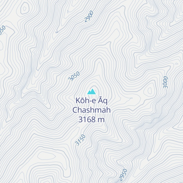Map of Kōh-e Āq Chashmah