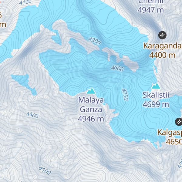 Map of Malaya Ganza