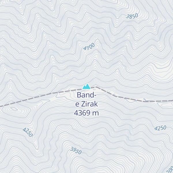 Map of Band-e Zirak