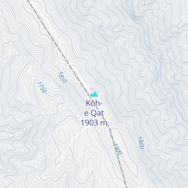 Map of Kōh-e Qat