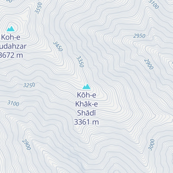 Map of Kōh-e Khāk-e Shādī