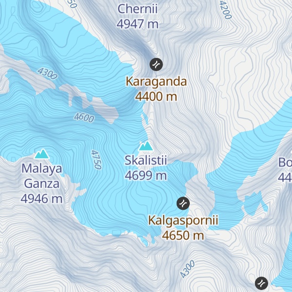 Map of Skalistii