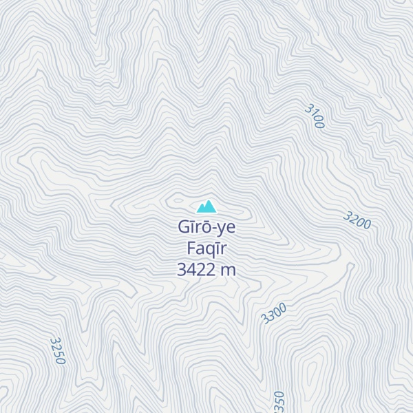 Map of Gīrō-ye Faqīr