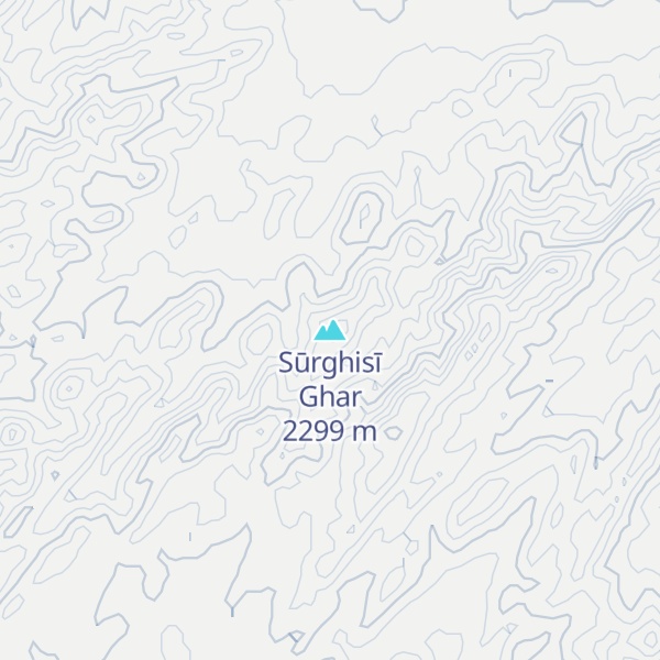 Map of Sūrghisī Ghar