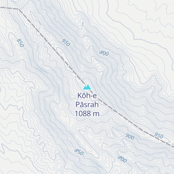 Map of Kōh-e Pāsrah