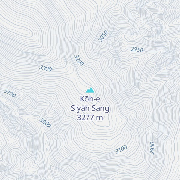 Map of Kōh-e Siyāh Sang