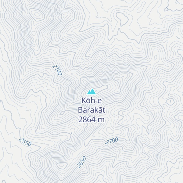 Map of Kōh-e Barakāt