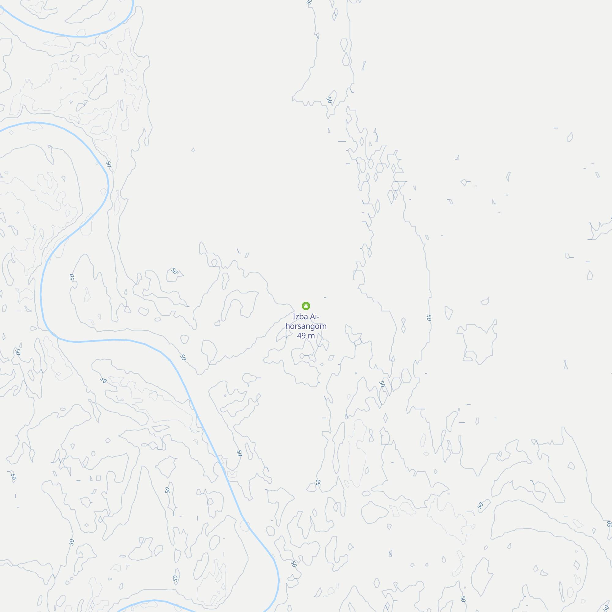 Izba Ai-horsangom map