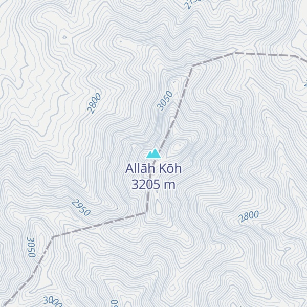 Map of Allāh Kōh