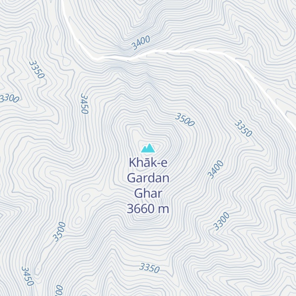Map of Khāk-e Gardan Ghar