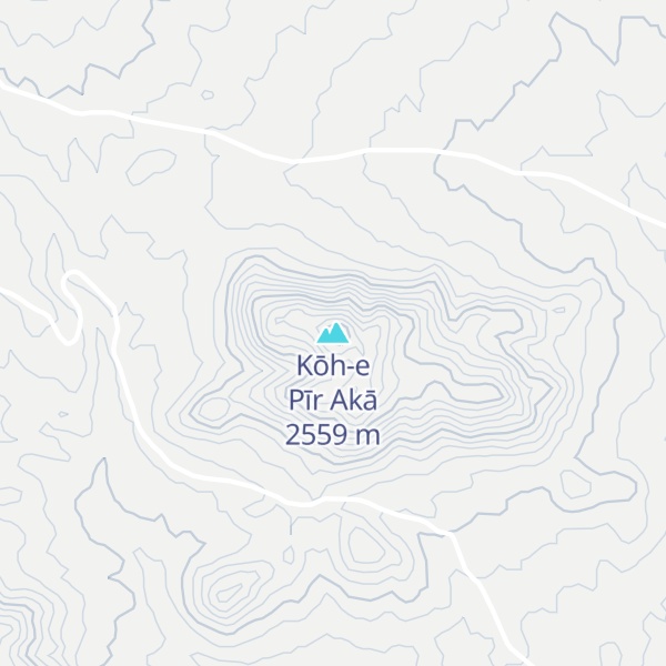 Map of Kōh-e Pīr Akā