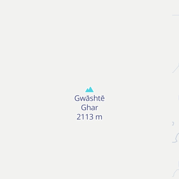 Map of Gwāshtē Ghar