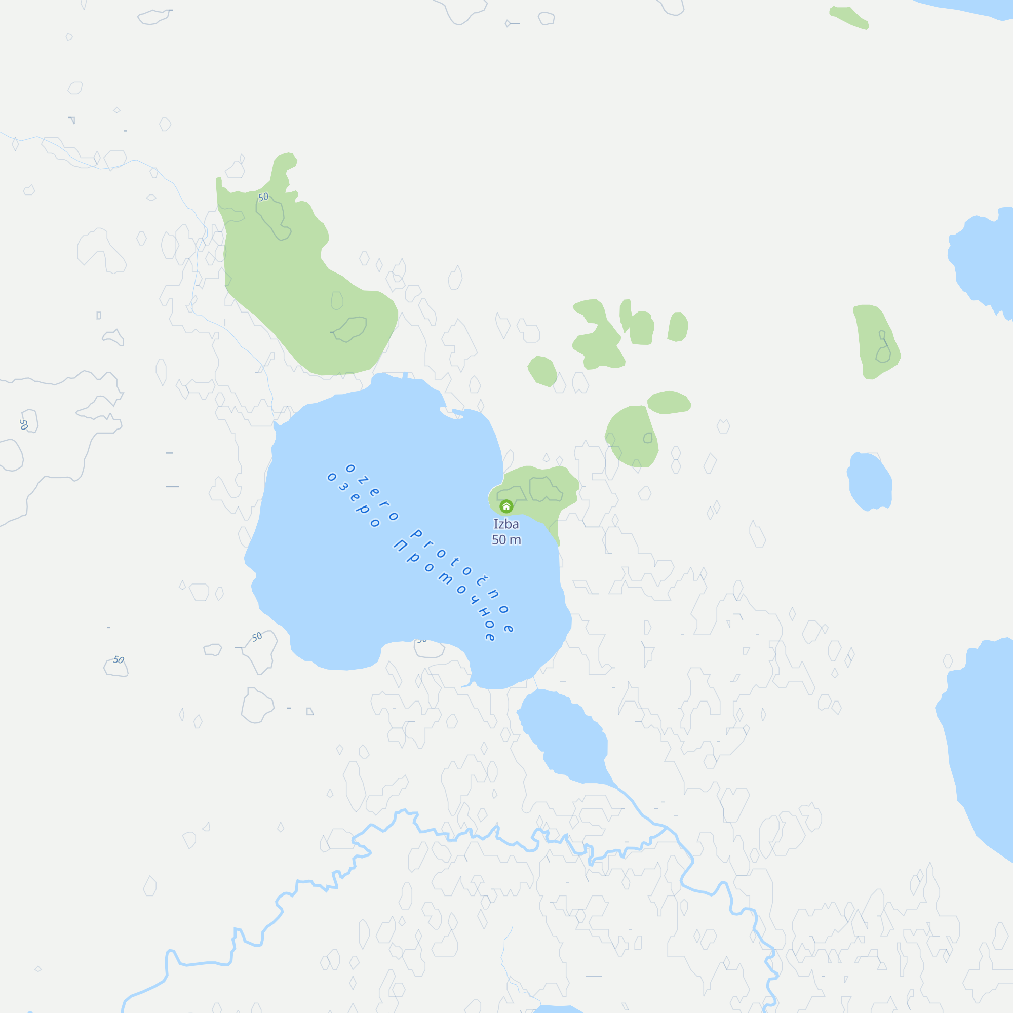Izba map
