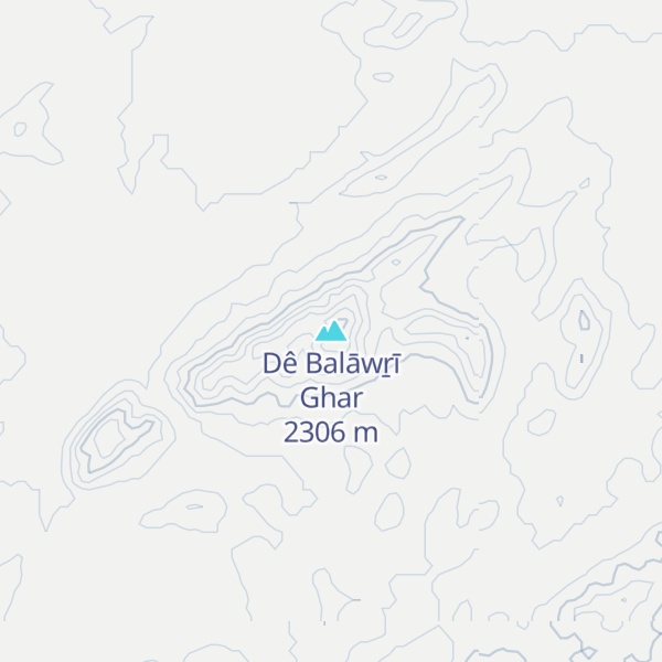 Map of Dê Balāwṟī Ghar