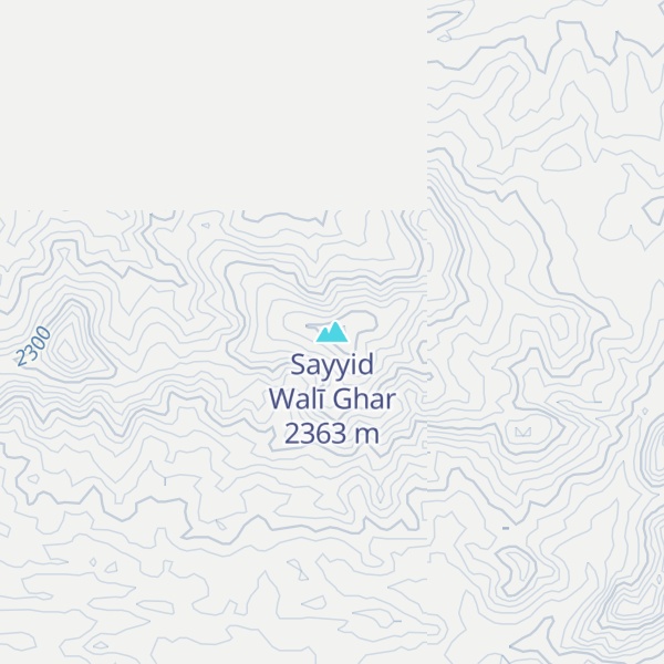 Map of Sayyid Walī Ghar