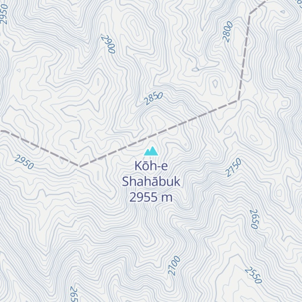Map of Kōh-e Shahābuk