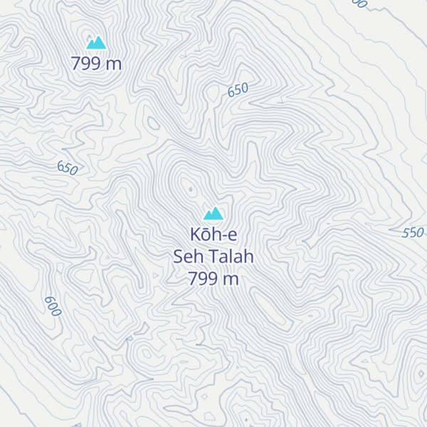 Map of Kōh-e Seh Talah