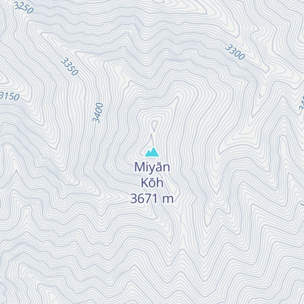 Map of Miyān Kōh