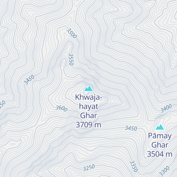 Map of Khwaja-hayat Ghar