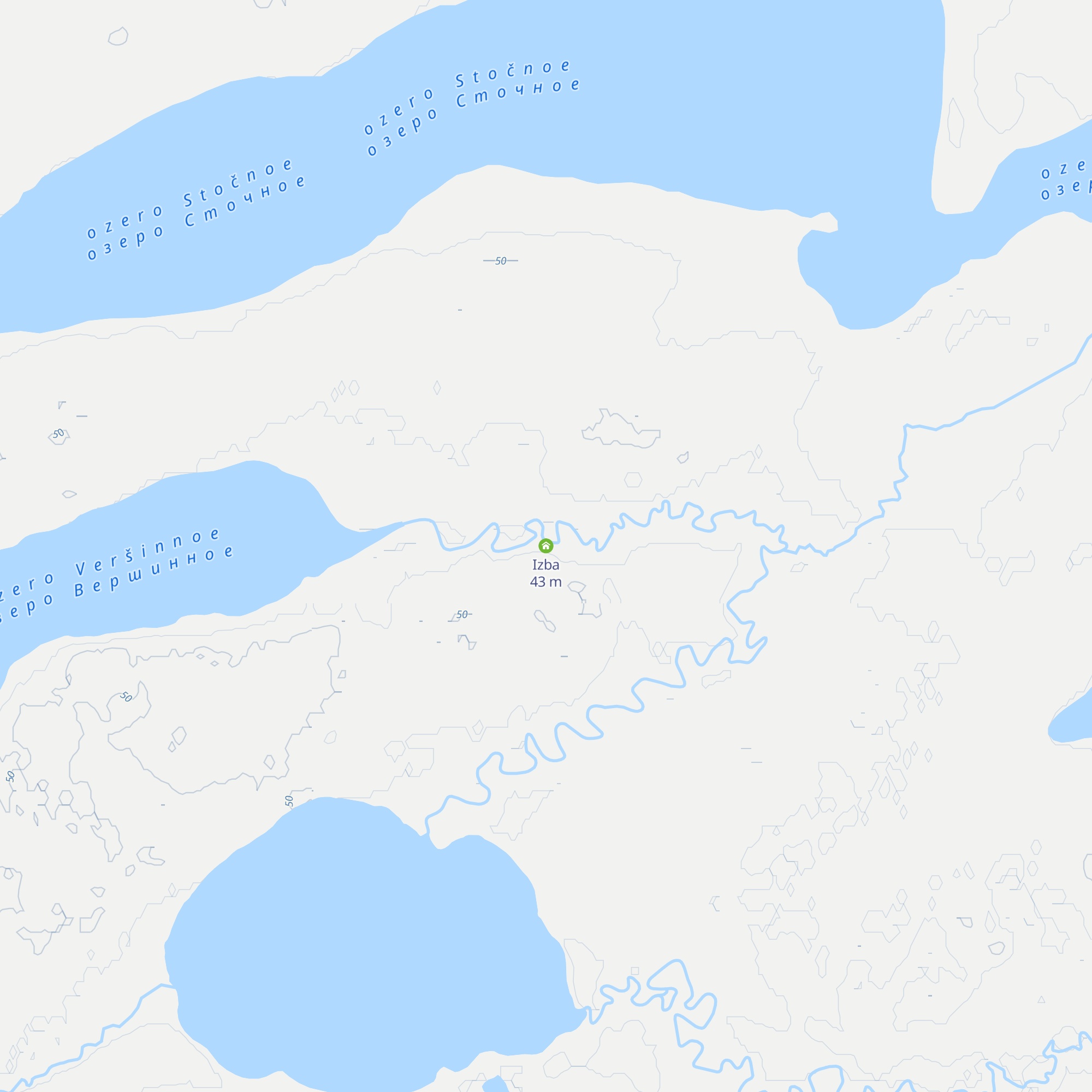 Izba map