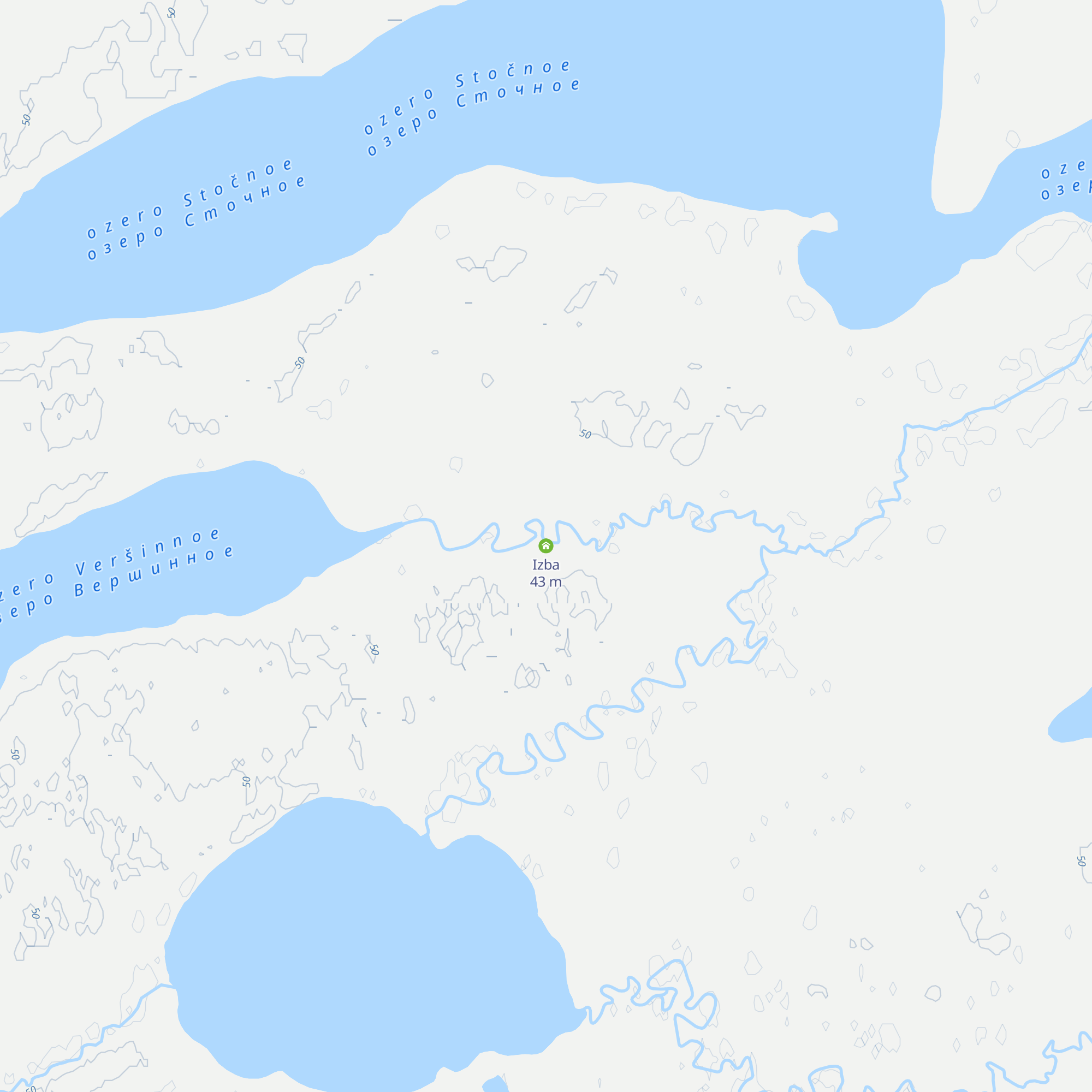Izba map