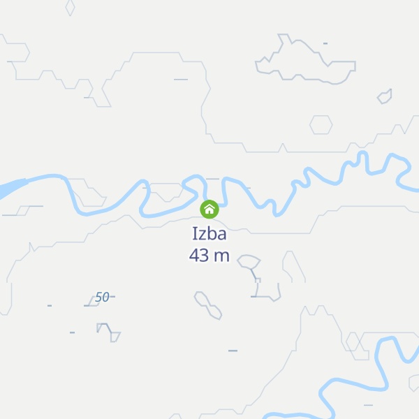 Map of Izba